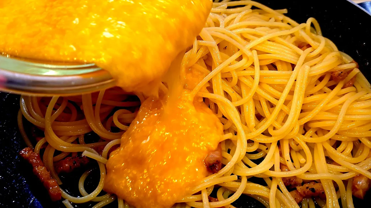 Japanese-Style Carbonara (Oishinbo Style)