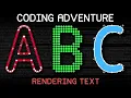 Download Lagu Coding Adventure: Rendering Text
