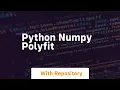 python numpy polyfit
