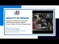 Quality by Design Building Effective Continuous Quality Improvement CQI Systems in Human Services