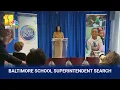 Baltimore County schools launch superintendent search with forums across the county