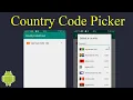 How to use Country Code Picker Library in Android - Android Libraries