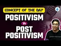Positivism vs Post Positivism UGC NET Paper-1 Preparation Concept of the Day JRFAdda