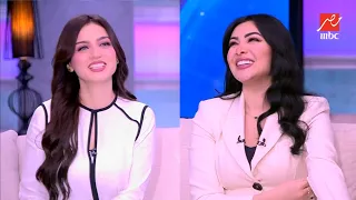 ميريهان حسين تتألق في تقليد ياسمين عز وتتسبب في انهيارها من الضحك 
