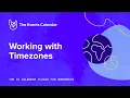 How to Update Timezones and Troubleshoot Timezone Errors in your WordPress Calendar