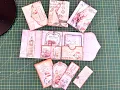One A4 Page Wonder Folio with 8 Pockets Less than 30 mins Using Vectoria Designs Paper