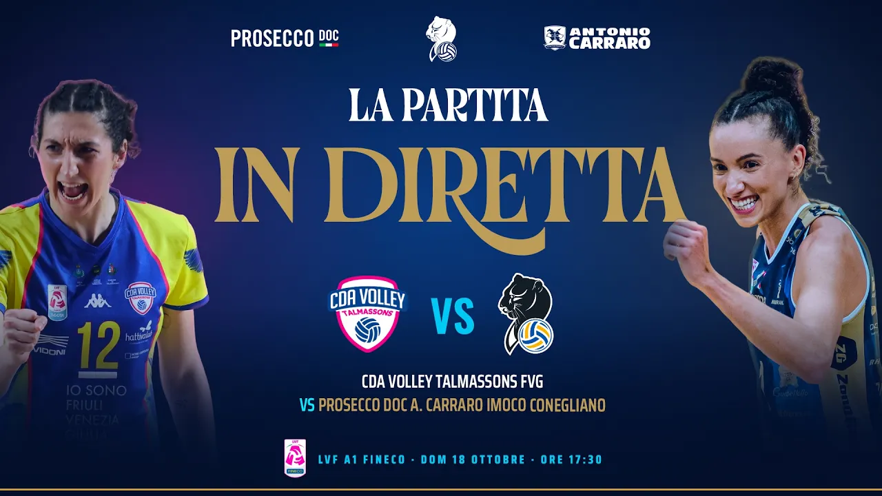 🔴 DIRETTA / LIVE WORLDWIDE | TALMASSONS VS IMOCO CONEGLIANO | LVF A1 FINECO 2026-10-18 16:17