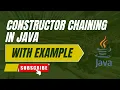 Constructor Chaining in Java Count Objects using Default Constructor Java OOPs Example