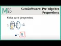 KutaSoftware PreAlgebra - Proportions