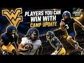 Players You Can Win With - WVU Fall Camp Update