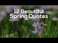 12 Beautiful Spring Quotes and Sayings