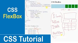 CSS Flexbox Layout Module Flex Container Flex Direction CSS Tutorial