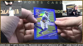 BLACK PANDORA QB DOWNTOWN 2021 Panini Donruss Optic Football Hobby 6 Box Half Case Break PYT