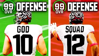 I made the FIRST 99 OVR team in College Football
