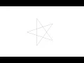 How to draw a Star using Python Turtle Graphics