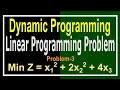 Dynamic Programming to solve LPP Problem 3