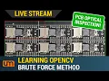LIVE Learning OpenCV - The Brute Force Method