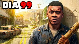 SOBREVIVÍ 100 DÍAS como el ÚLTIMO HUMANO en GTA 5