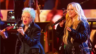 Avril Lavigne Cyndi Lauper - Girls Just Want To Have Fun LIVE 2025 Rock Roll Hall of Fame