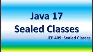 Java 17 Sealed Classes JEP 409