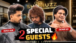 A Special Day at Shanuzz Salon! ✂️ | Mukul Gain & Salman Ali