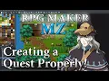 RPG Maker MZ Tutorial - Create Quest Properly