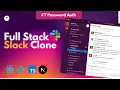 Build a Full Stack Realtime Slack Clone React and TailwindCSS Convex Password Auth
