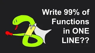 8 Techniques To Condense Your Python Function into ONE Line cheat that works for 99 of functions