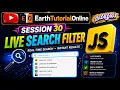 JavaScript Session 30 Tamil Live Search Filter Project JavaScript DOM String Methods