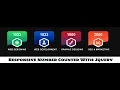 Counting up Number Animation JQuery Plugin Fully Responsive Animated