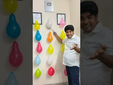 Pin with Balloon #Shorts #Balloon 🎈🎈🎈