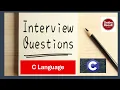 Top 25 C Programming Interview Questions Complete C Language Tutorial