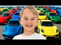 Lagu Kids pretend play with 50 cars