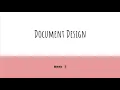 ENG104 - Document Design