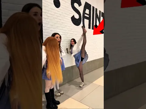 Girls doing Leg Spread Challenge 😯🤯|| #short #viralvideo #viralshorts