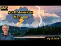 California Monsoon Where is it Headed Thunderstorms Return Lightning Fire Danger