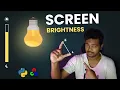 Control Screen Brightness Using Your Fingers OpenCV Python Gesture Control