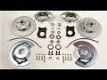 Manual Front Disc Brake Conversion Kit for 64 5-66 Ford Mustang with our MaxGrip XDS Rotors