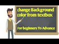 Use a JavaScript Function to Change Background Color with Input Textbox