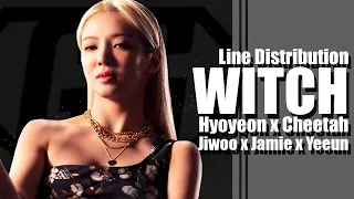 Download WITCH - Hyoyeon x Cheetah x Jeon Jiwoo x Jamie x Jang Yeeun (GOOD GIRL) (Line Distribution) MP3