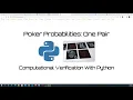Poker Hand Probabilities With Python One Pair
