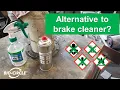 The brake cleaner alternative Degreasing without solvent VOC free