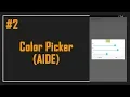 How to make Color Picker Dialog in AIDE - Part II