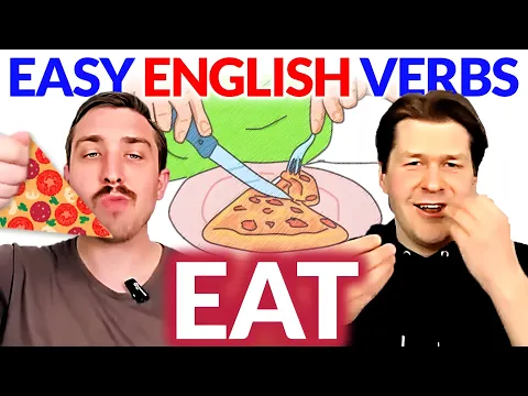 EAT 🍴 Easy Inglês Verbs | Iniciante Input compreensível em inglês Lição | Aprenda inglês Naturalmente