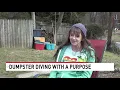 Dumpster diving helps Maryland woman give back to the needy