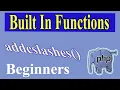 PHP built in functions Part-01 Addcslashes