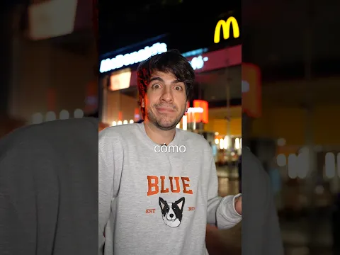 Fui a un McDonald’s a las 3 a.m