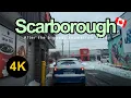 SCARBOROUGH CANADA AFTER THE LAST SNOWSTORM 2025 | ASMR DRIVE 4K UHD