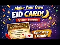 Make Your Own Eid Card Python Streamlit App python for beginners