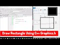 How to Draw Rectangle in graphics h Dev C C Graphics lec 6